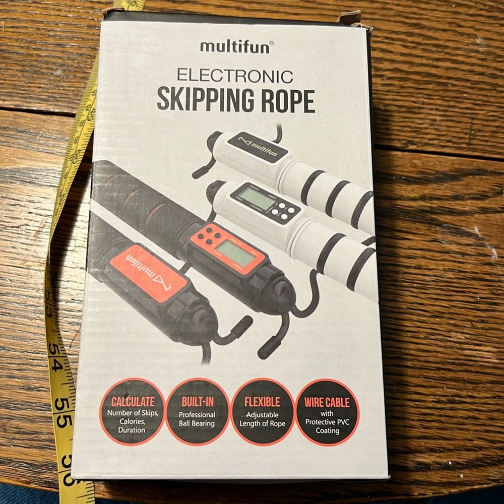 New in box Electric skipping rope